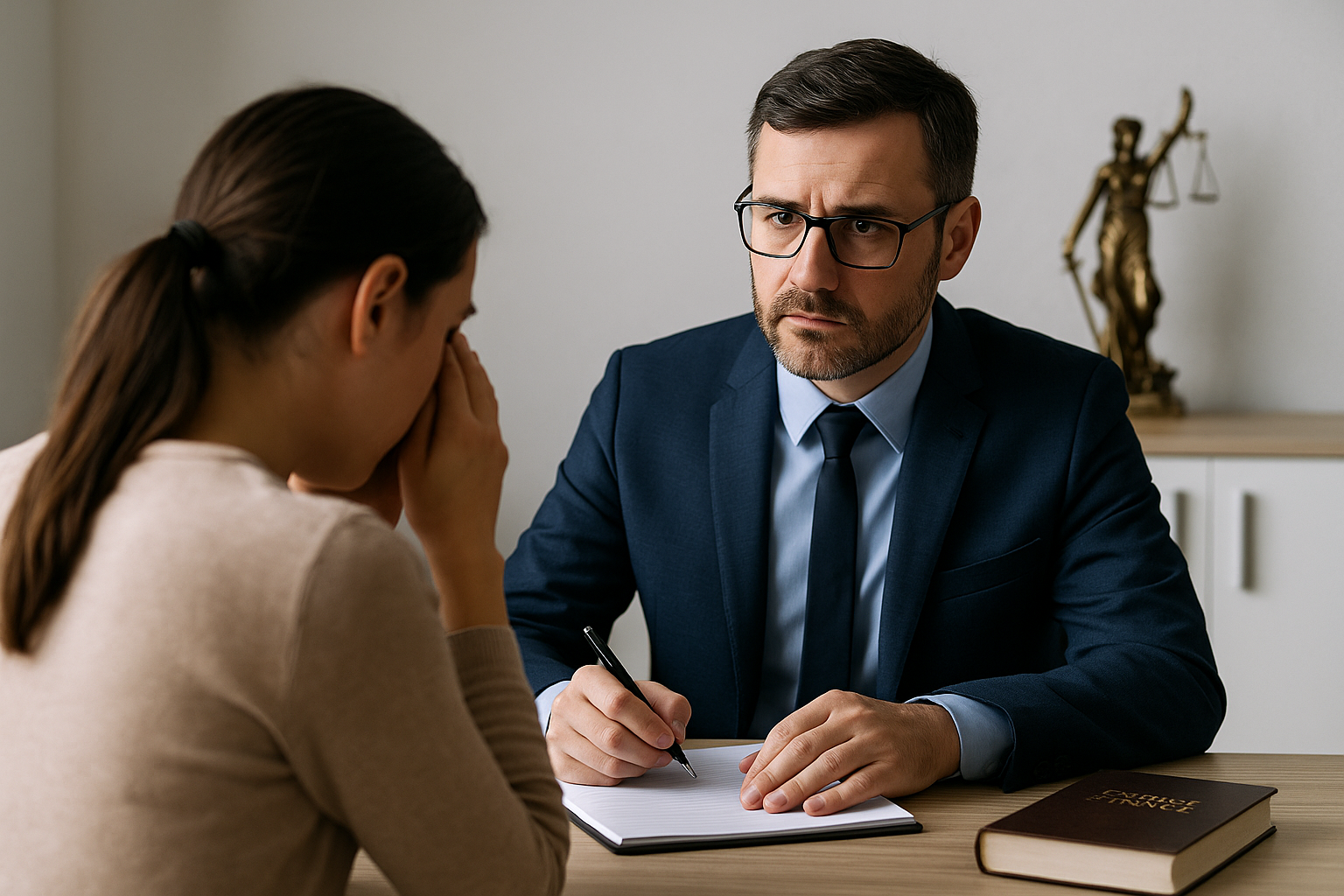¿Qué pasa en la consulta con abogado por violencia intrafamiliar?